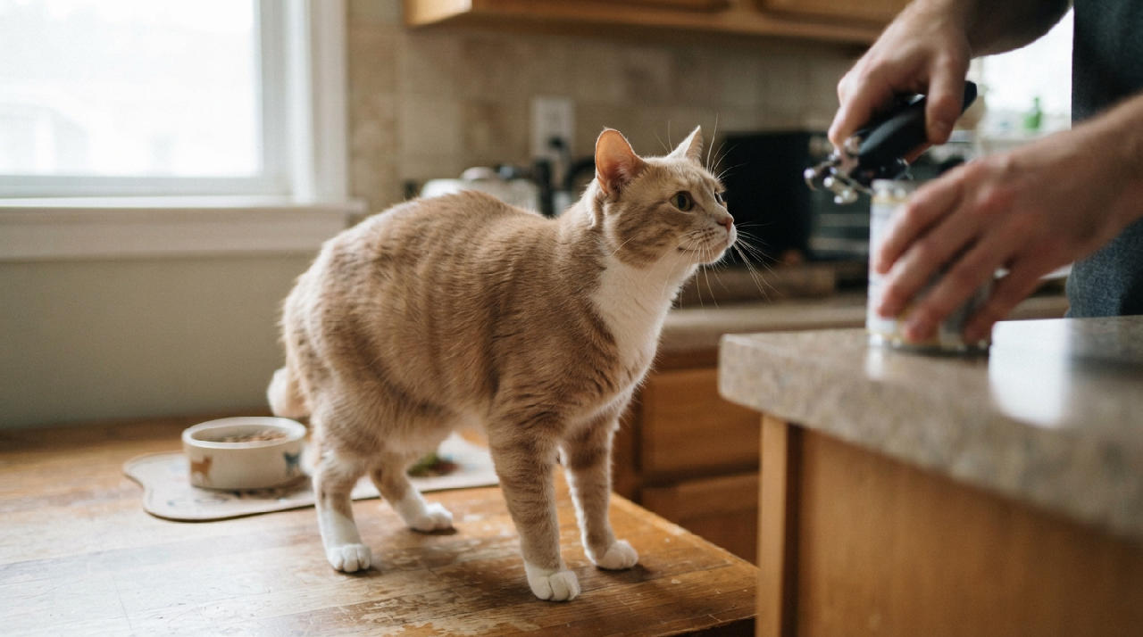 12 Things Your Cat Does When It Hears the Can Opener | Feline Fam