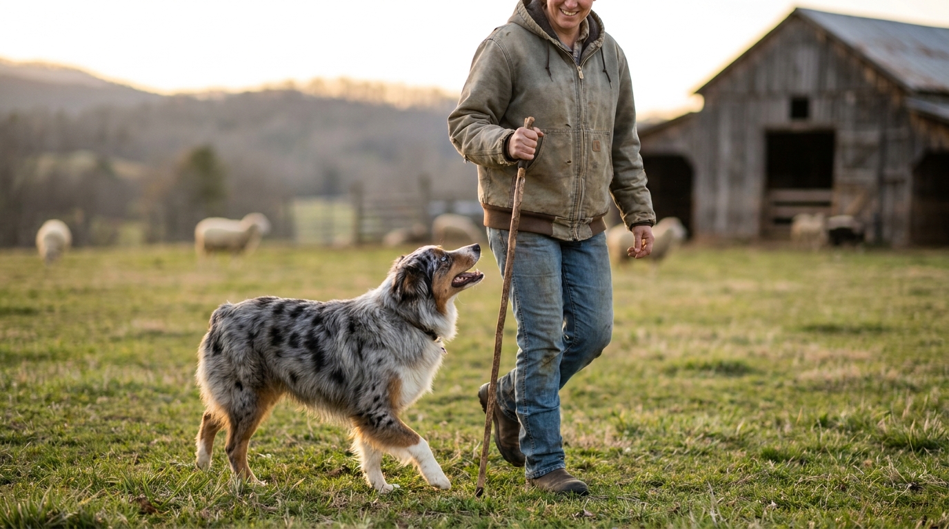 #1 — Australian Shepherd Lives for Your Attention
