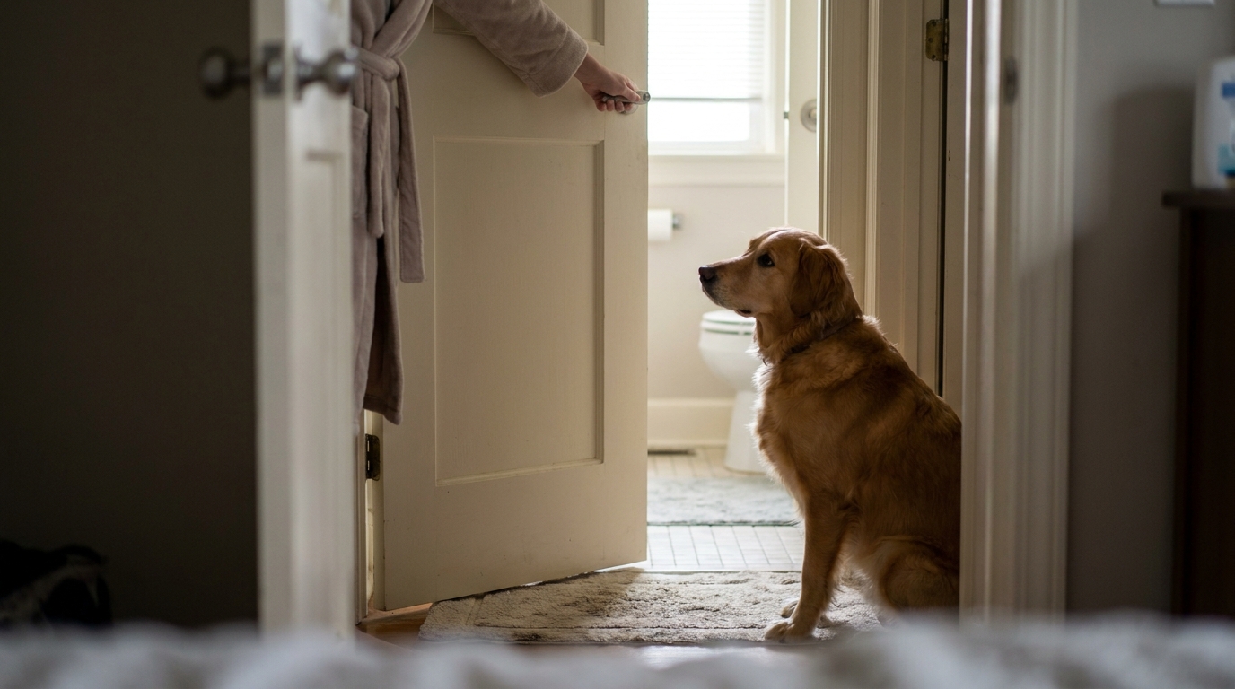 #13 — The Morning Bathroom Door Opening